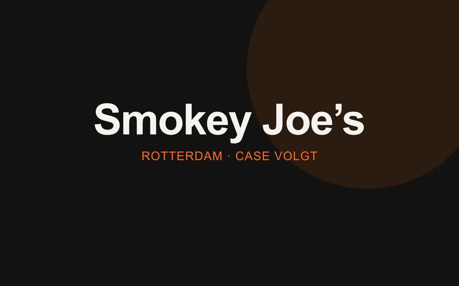 Smokey Joe's